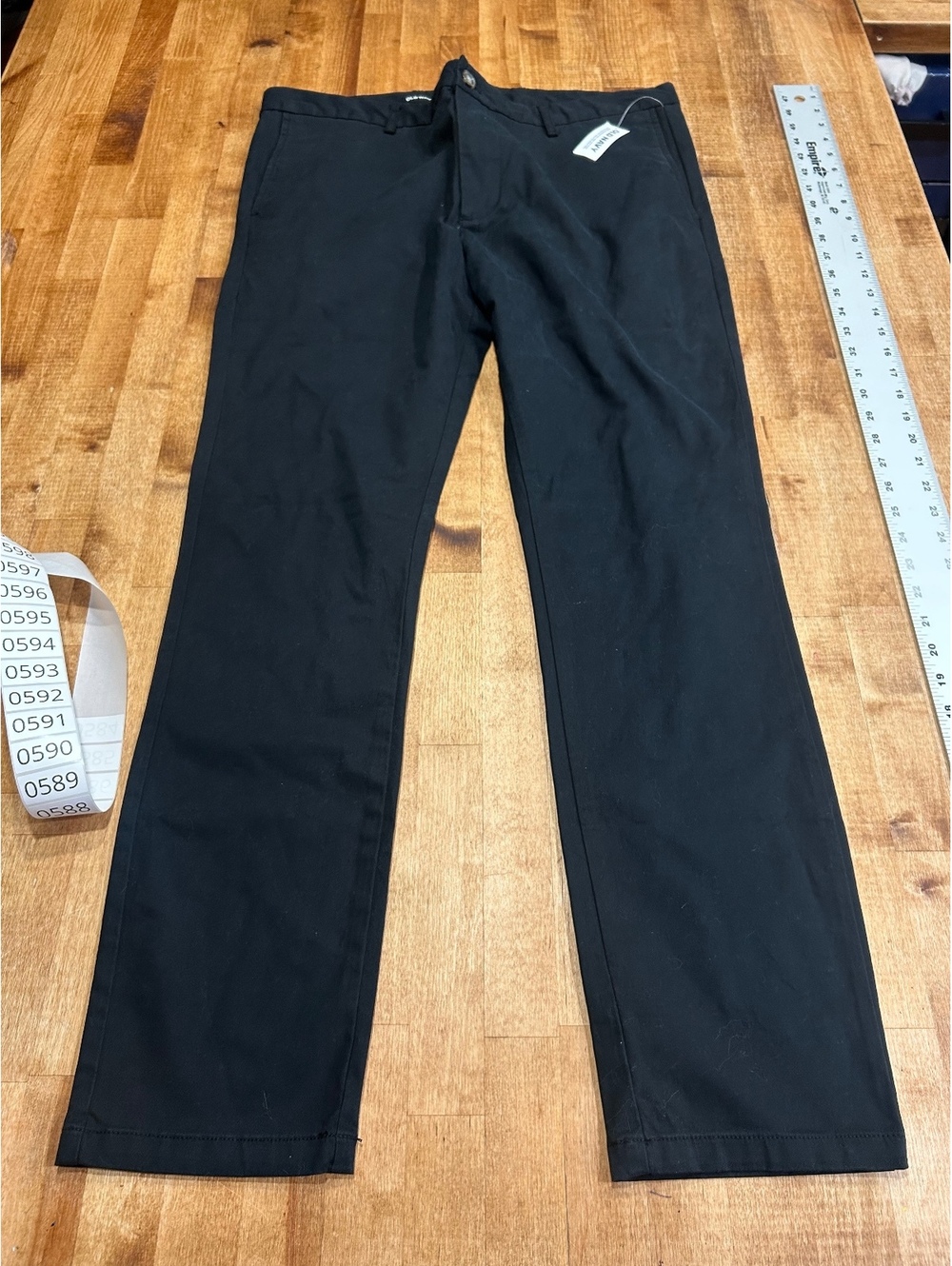 Old Navy Men's Skinny Rotation Chino Pants Black 38x30
